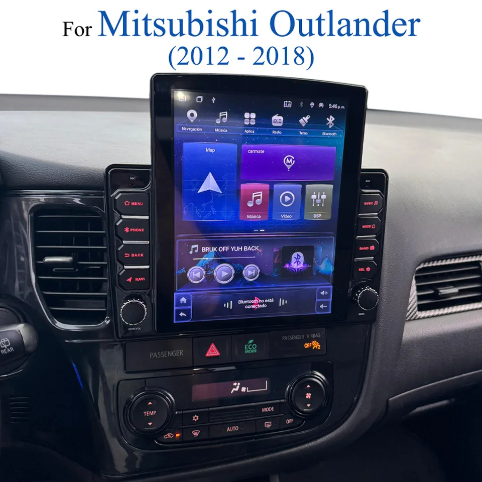 Autoradio for Mitsubishi Outlander 2012 2014 2016 2018 Car GPS Navi Monitor Radio Stereo Music Multimedia Car Intelligent System