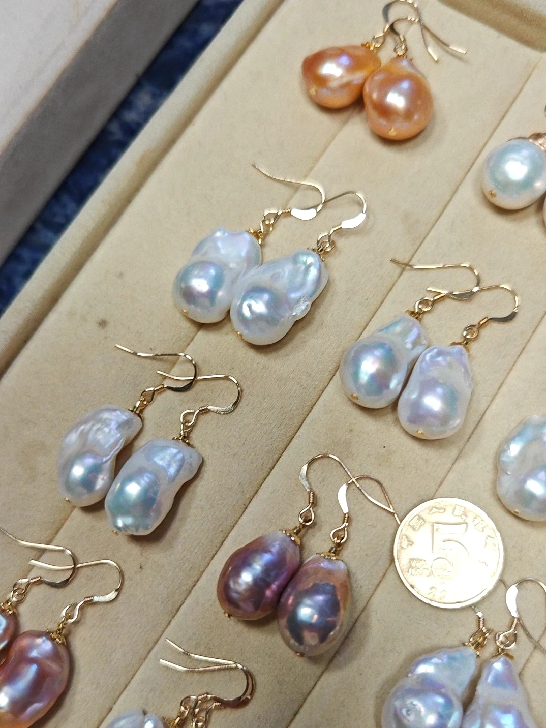 new-arrival-baroque-large-pearl-earrings-women's-vintage-silver-ear-studs-personality-pure-silver-ear-jewelry
