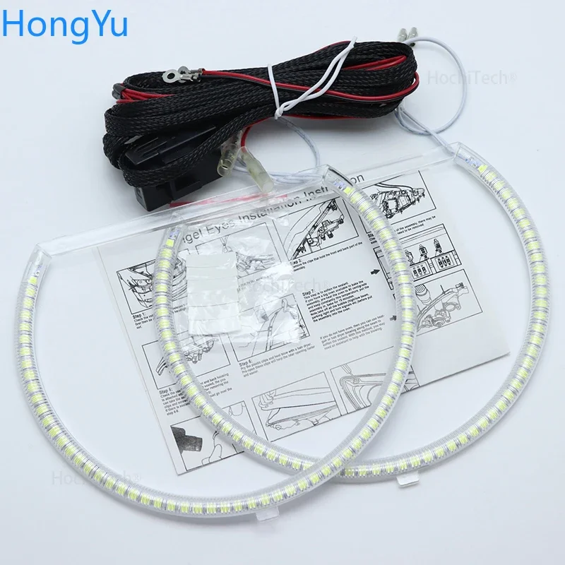 ممتاز عيون الملاك الترا برايت مصلحة الارصاد الجوية Led عيون الملاك عدة خواتم لفورد موستانج 2010 2011 2012