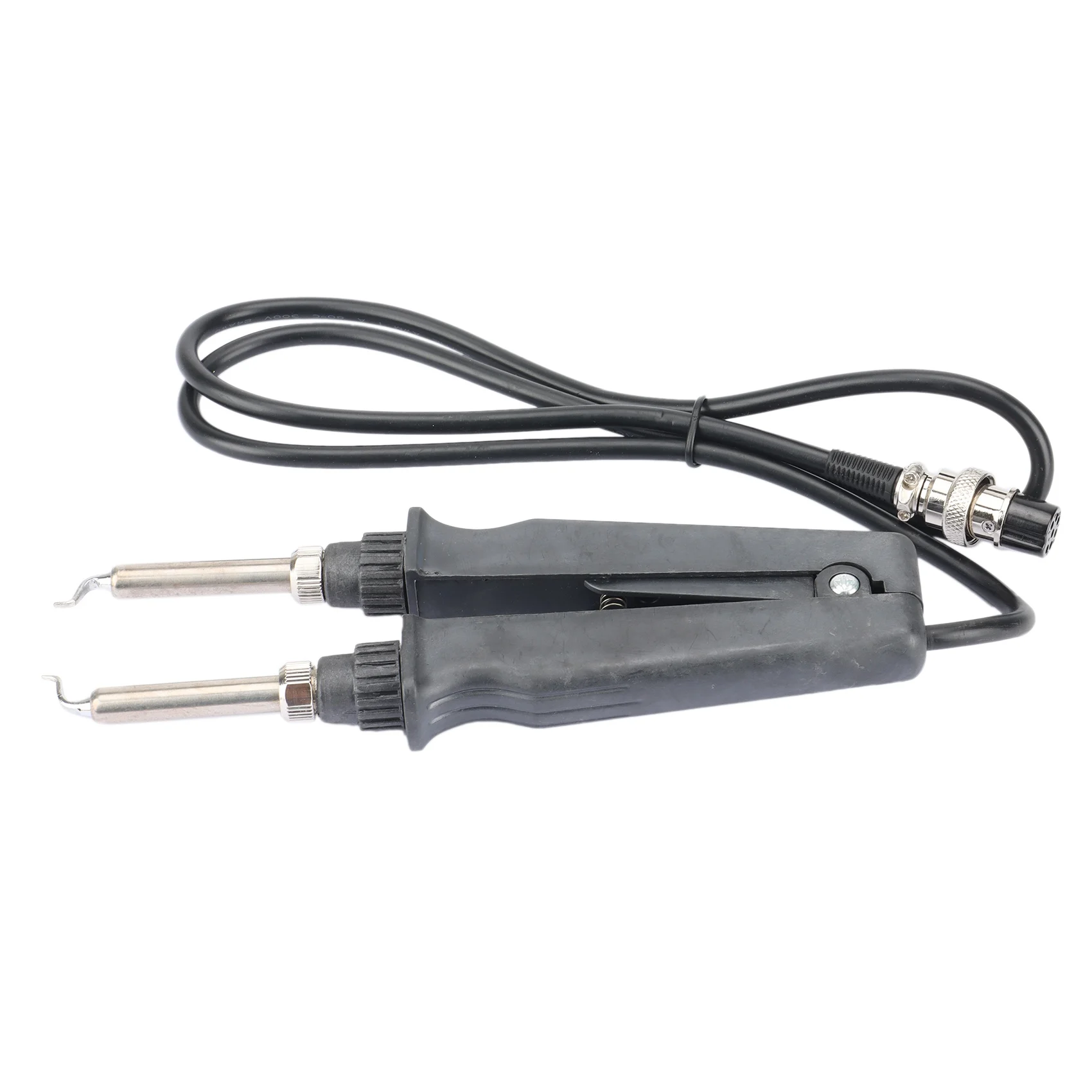 902 ESD مصلحة الارصاد الجوية مزدوجة سبيكة لحام الملقط مقبض كليب التدفئة ذو طيات محطة لحام الملحقات طرف مسطح