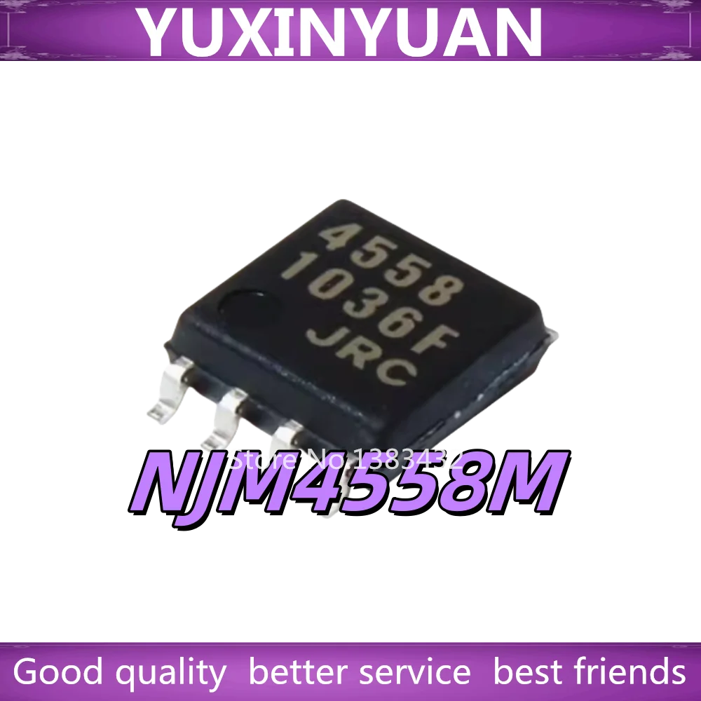 10/PCS New Original NJM4558M NJM2903M NJM4556AM NJM2904M NJM3404AM NJM3414AM NJM3414M SOP-8 Dual Operational Amplifier In Stock