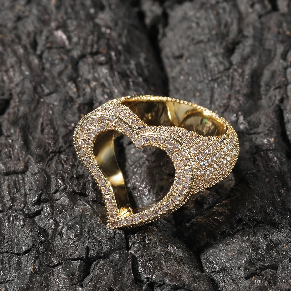 Picture 5: THE BLING KING Hollow Heart Ring