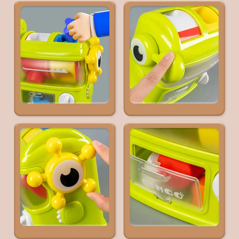 Bebê montessori brinquedos educativos crianças aprendendo habilidade prática forma geométrica correspondência reconhecimento de cor jogo puzzle brinquedo