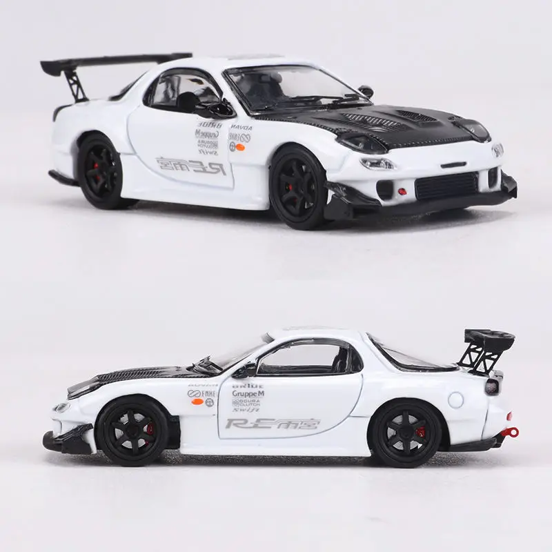 Master 1/64 MAZDA RX7 Alloy Toy Motor Vehicle Diecast Metal Model Gift