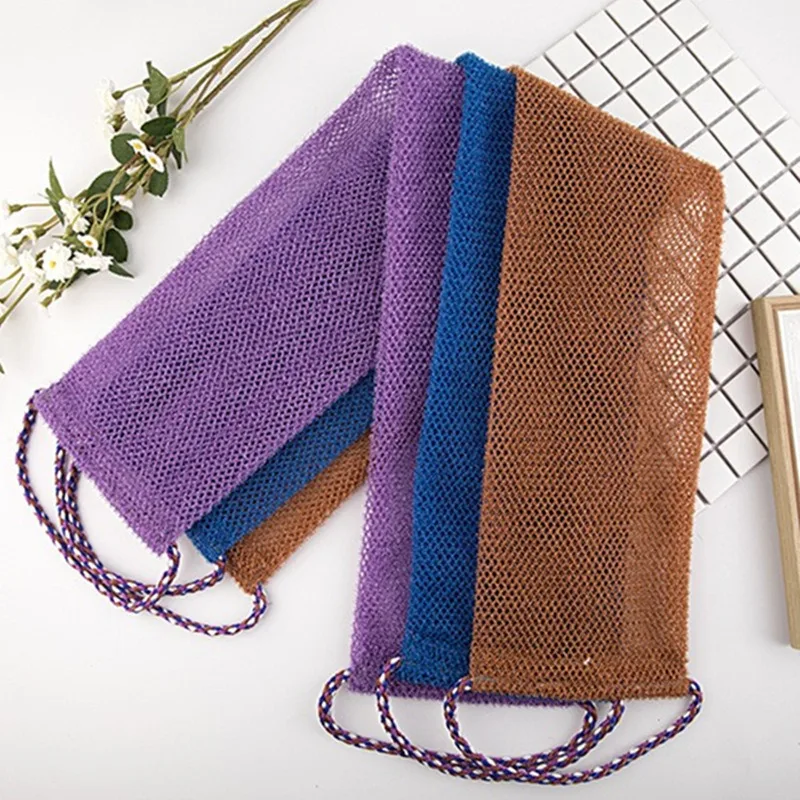 

Африканская сетчатая губка-мочалка для душа и пилинга спины, отшелушивающая африканская губка-сетка, полотенце для душа с эффектом пены