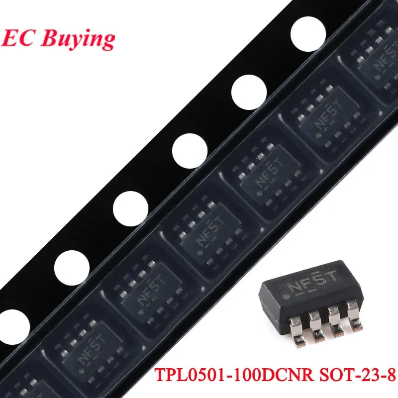 10Pcs/1pc TPL0501-100DCNR NF5T SOT-23-8 TPL0401A-10DCKR 7TV TPL0401B 7UV SC-70-6 Single Channel Digital Potentiometer Chip IC