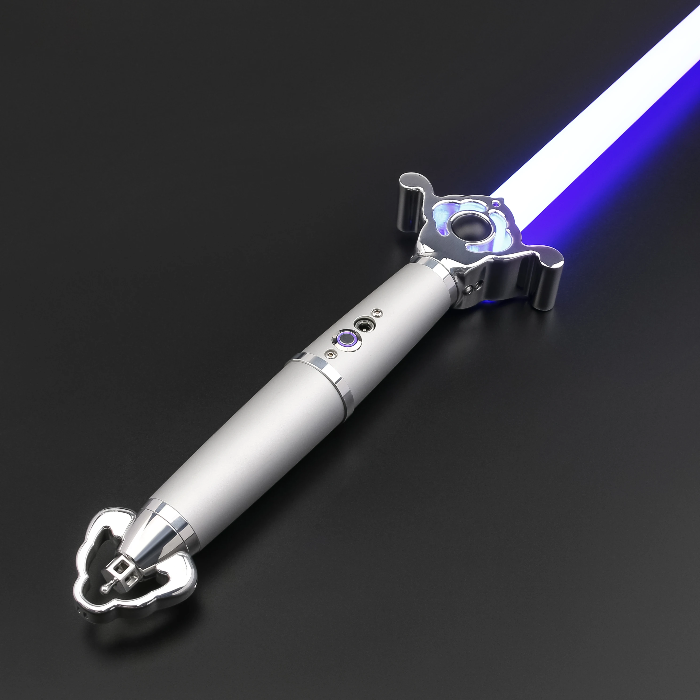 TXQSABER 50 % Rabatt auf Lichtschwert, glatte Schaukel, Metallgriff, schweres Duell, RGB, 12 Farben, Jedi-Laserschwert, Cosplay-Spielzeug, Geschenke