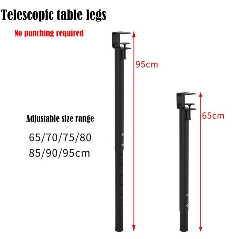 Scalable Portable Outdoor Table Legs Camping Picnic Table Legs Adjusting Height High Stability Adapt To Multiple Terrains