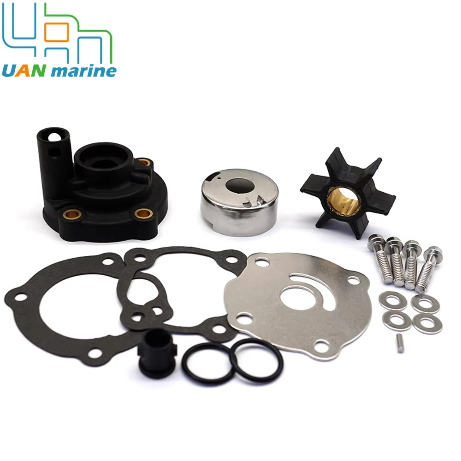Water Pump Rebuild Kit 0389611 330560 Fits Johnson Evinrude 25HP 35HP 2‑Stroke Outboard Motor Impeller Repair Service Kit