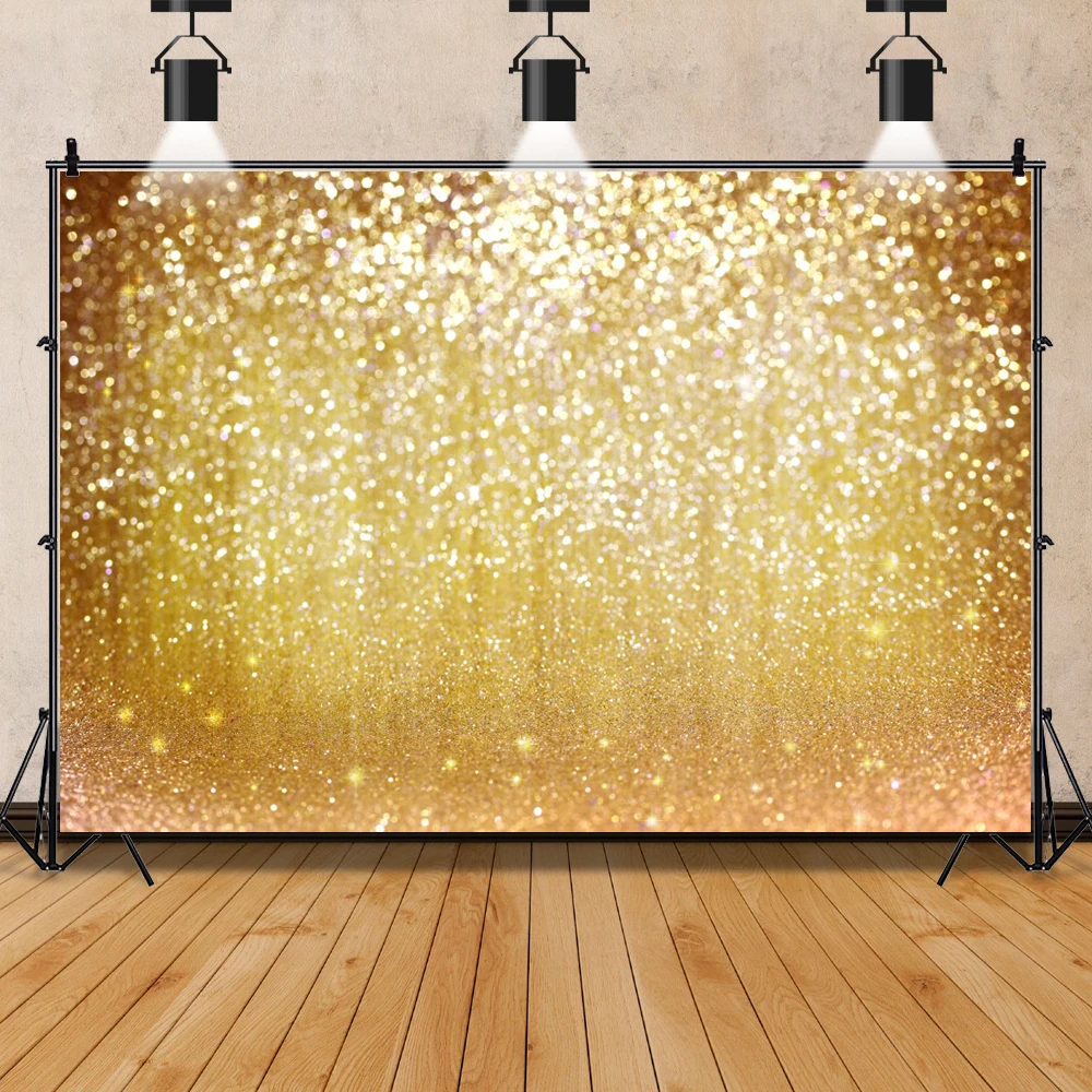 Фотофоны мечтательные блестки светильник-золотистый полиэстер фотография День рождения Свадьба Декор портрет фотография