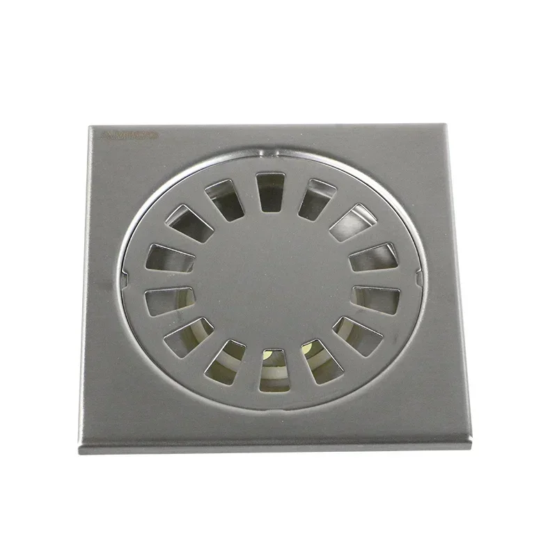 BP8310 50 Square Stainless Steel Floor Drains Anti-odor Drainer Shower Strainer Cover Deodorant for Kitchen Hotel Bathroom