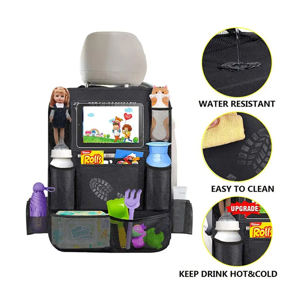 

Car Rear Seat Storage Bag Backseat Organizer Large Capacity Waterproof Car Seat Organizer For Travel Trips