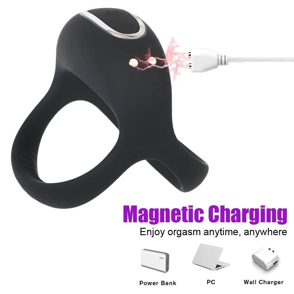 التحكم اللاسلكي تهتز خاتم الديك السيليكون القضيب الدائري تأخير القذف المدرب توسيع منتصب الجنس لعب للرجال الأزواج #3