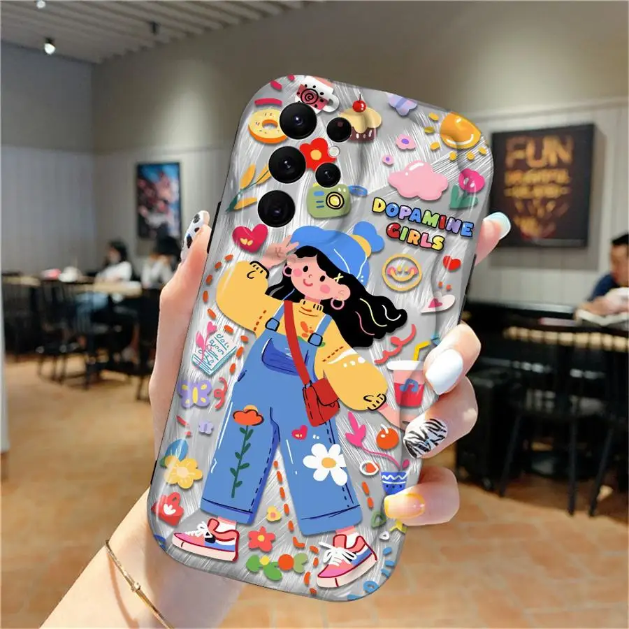 حافظة لهاتف سامسونج جالاكسي S20 FE S21 S22 FE Plus Ultra S23 S24 S25 Plus حافظة فوندا فائقة النعومة