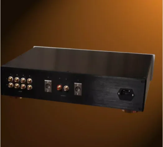 Bile machine electronic tube balanced single ended dual output digital volume fever high fidelity preamplifier