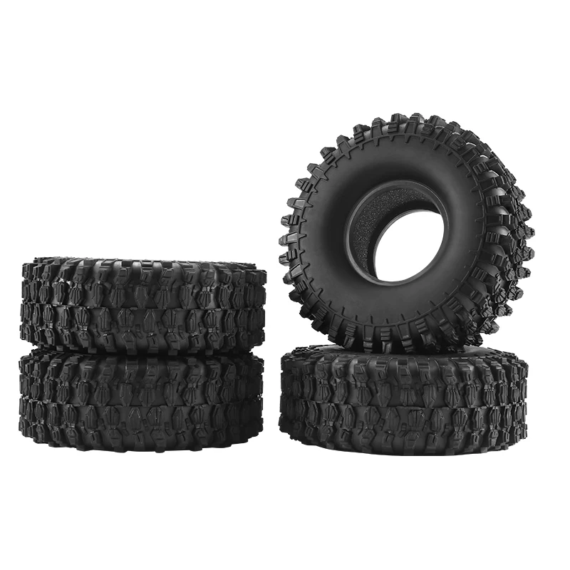 4PCS 1.9inch 120mm 1/10 RC Crawler Car Tires Tyres for AXIAL SCX10 Wltoys Traxxas Redcat Rock 4WD MN99S Toys