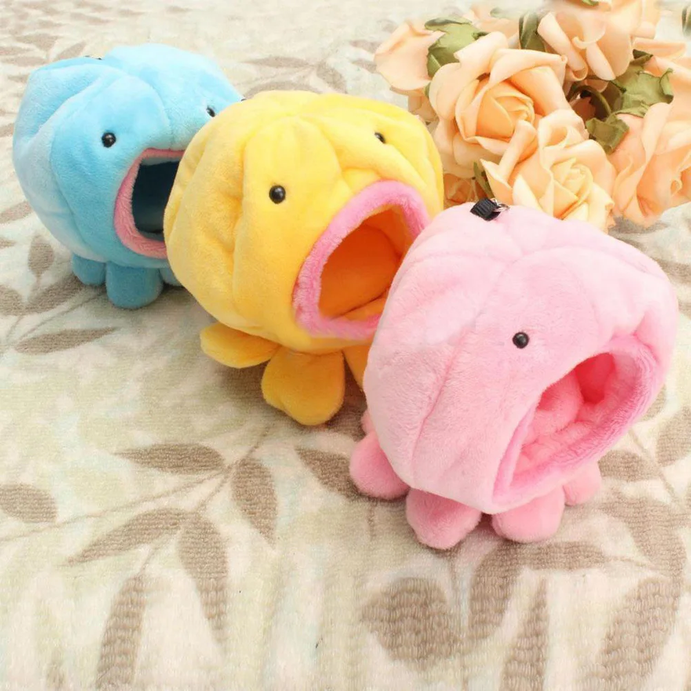

Warm Cotton Nest For Small Pets Hanging Bed With Chain Hook Octopus Shape Hamster Squirrel Rabbit House Pink