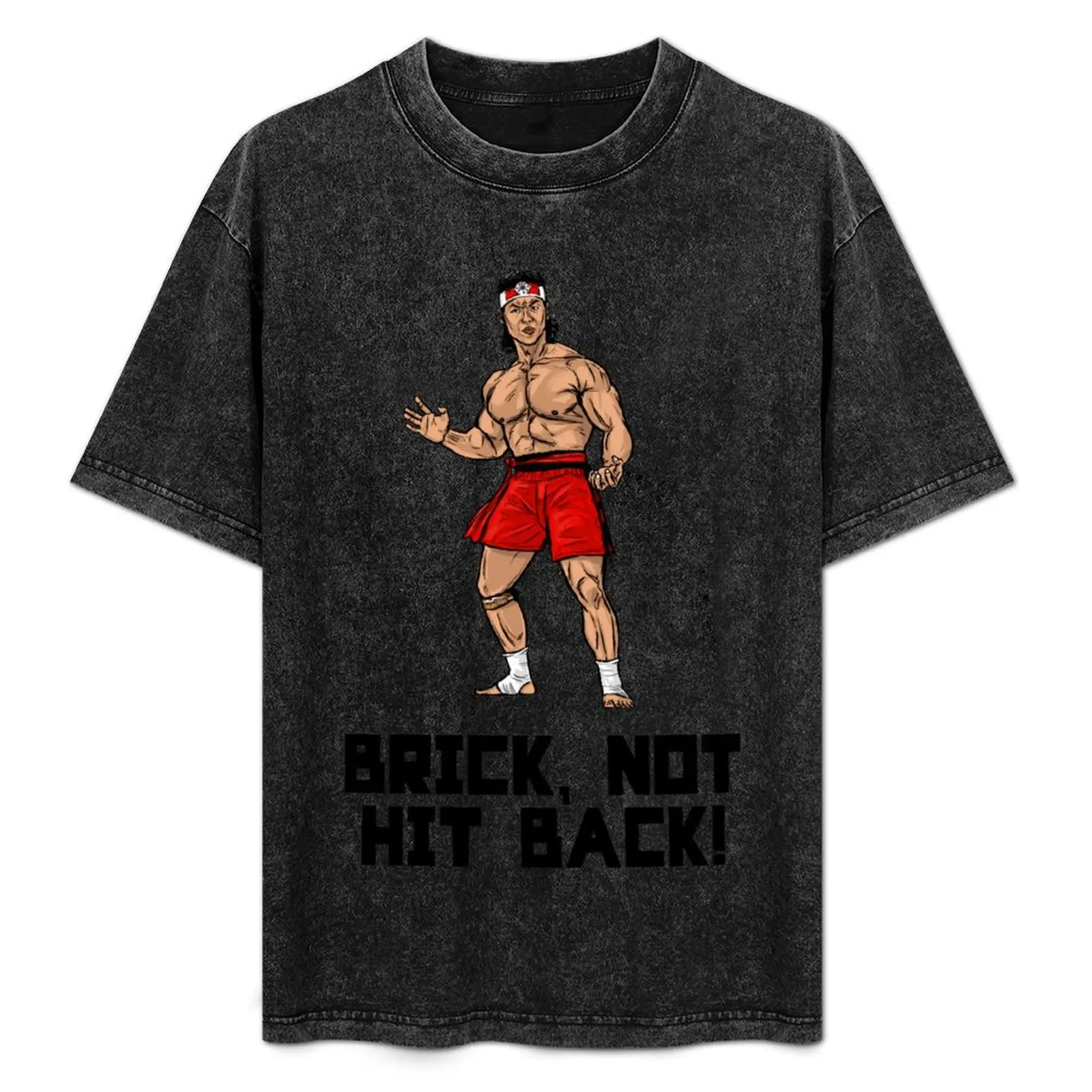 Brick, Not Hit Back! T-Shirt anime figures oversized graphic tee shirts graphic mens graphic t-shirts pack