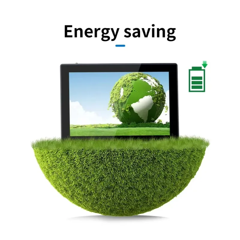 Industrial LCD Panel 23.8 Inch Wide Viewing Angle High Nits True Color Optical Touch Screen Open Frame Display