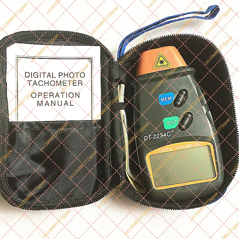 Digital Laser Tachometer Non-Contact Photo Tach Speed Meter for Engine Machinery