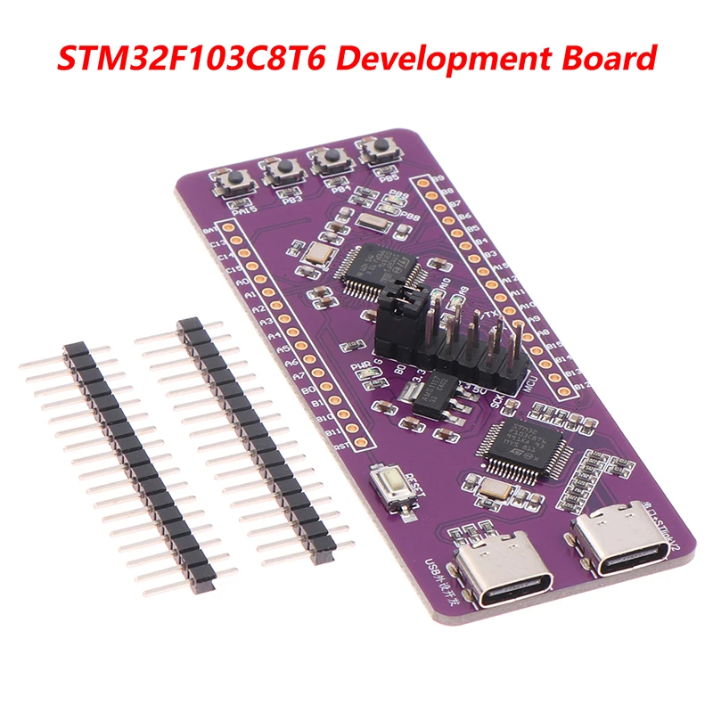 STM32F103C8T6 Development Board System Board Integration ST-LINK V2 Simulation Burner TTL Serial Port Download