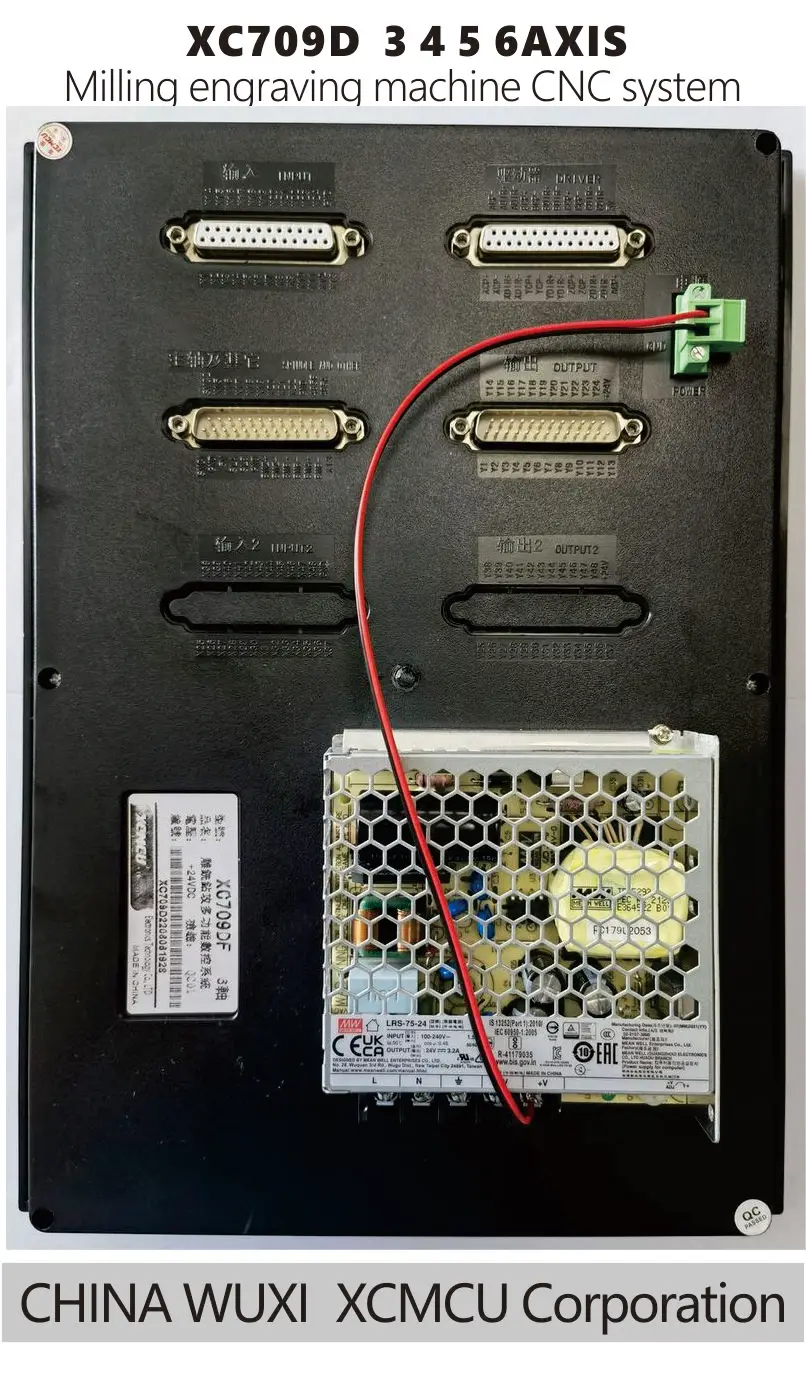 XCMCU XC709D 3/4/5/6 Axis USB CNC Control System FANUC G-code Support Offline Milling Boring Tapping Drilling Feeding XCMCU