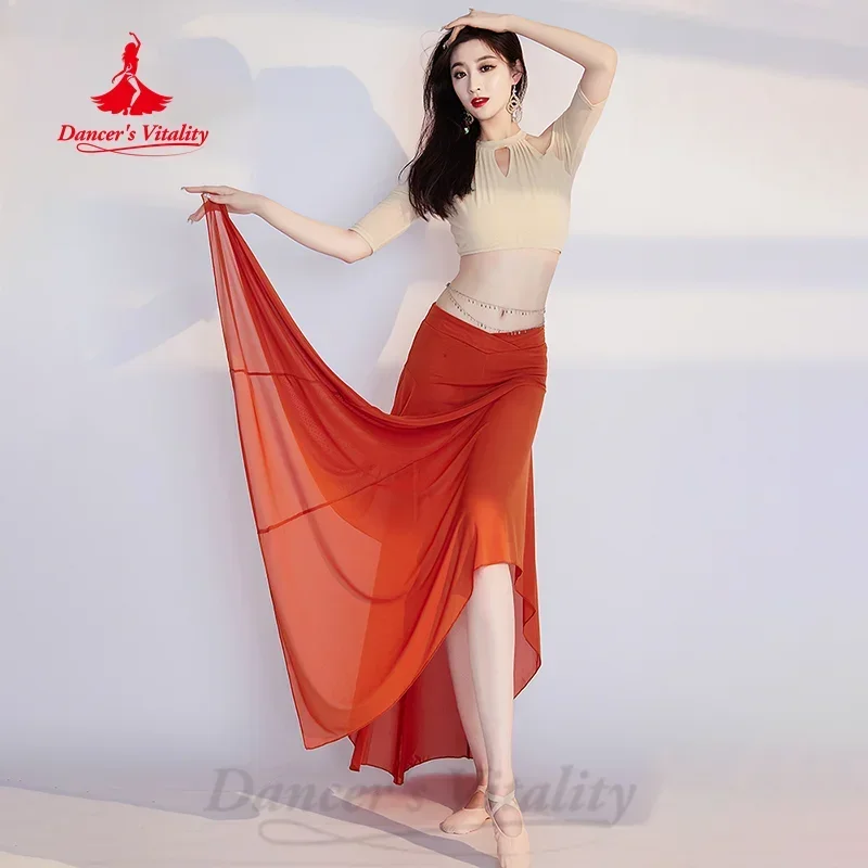 Belly Dancing Costumes for Women\'s Comfortable and Elegant Practice Clothes Adult Oriental Dance Professional Training Clothing