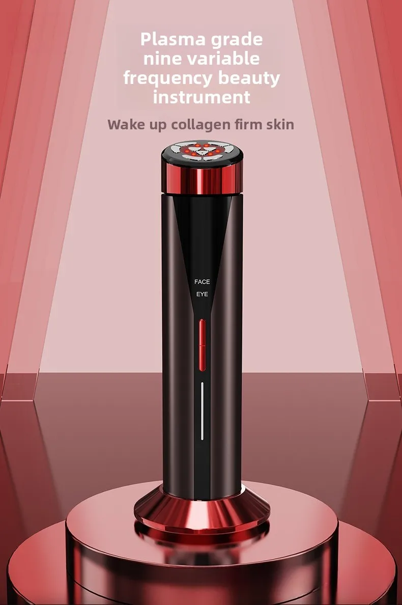 Dispositivo de belleza de fotones V-Face: lifting EMS + terapia de luz roja para apretar y iluminar