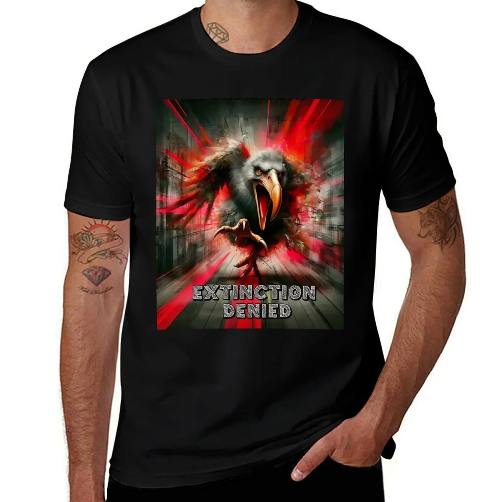 

Extinction Denied – Angry Dodo Apocalypse Bird Design T-Shirt oversized Louboutins heavy weight t shirts for men
