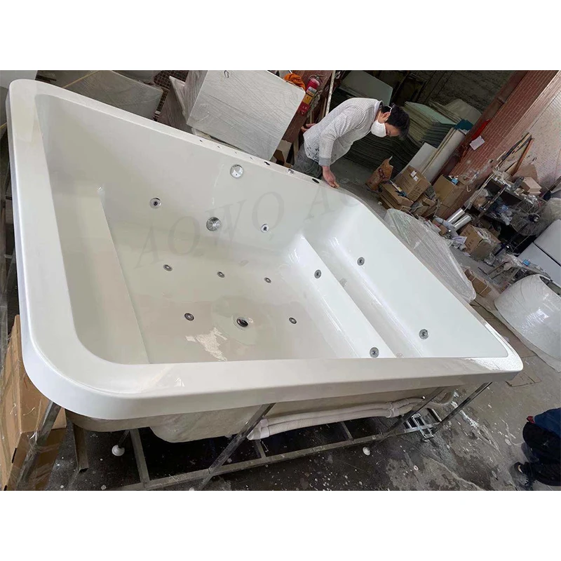 حوض استحمام Aowo Yacuzzi مع تلفزيون مدمج في Vasca Idromassaggio قطرة في حوض الاستحمام 3 4 أشخاص Jacozy W Alk في حوض الاستحمام كومبو #6