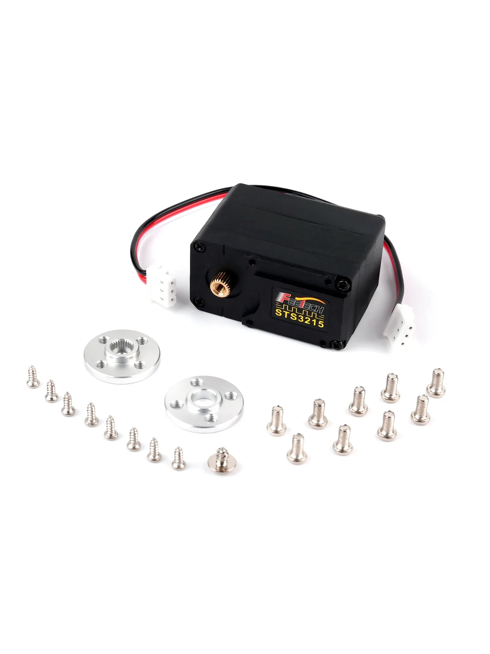 Serwo Feetech 7.4V 19KG z enkoderym magnetycznym, obrót 360 stopni, STS3215, precyzyjne serwa z przesyłaniem informacji przez szeregowy magistralę TTL, przełożenie 1:147 1:191 1:345 — zdjęcie produktu 7