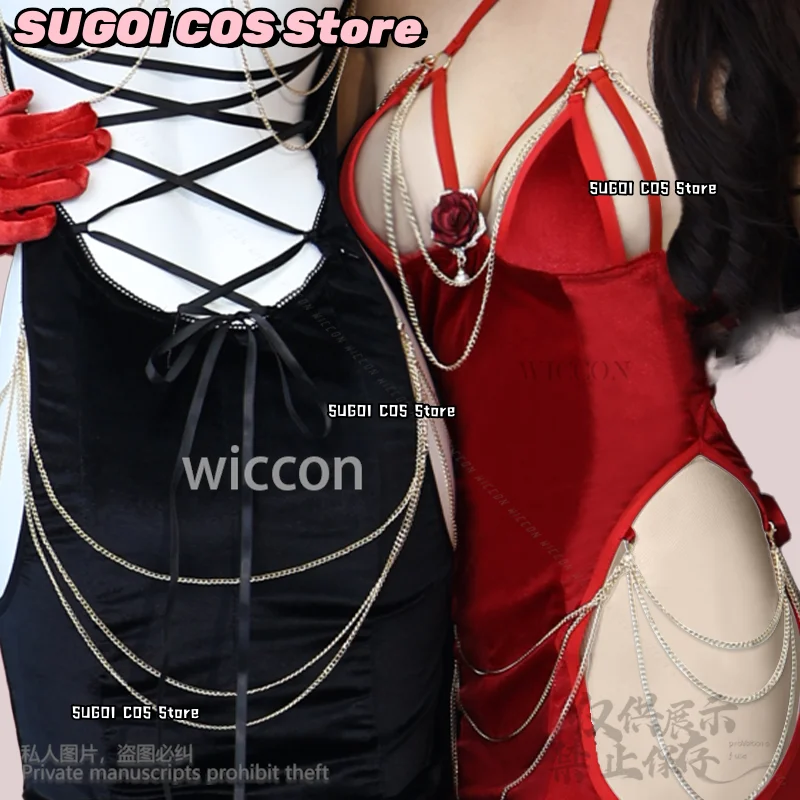 أنيمي مثير عارية الذراعين المرأة مساء فستان أحمر لوليتا أنيقة حورية البحر مطابقة مأدبة حفلة موسيقية Bodycon لفتاة امرأة لعب الأدوار