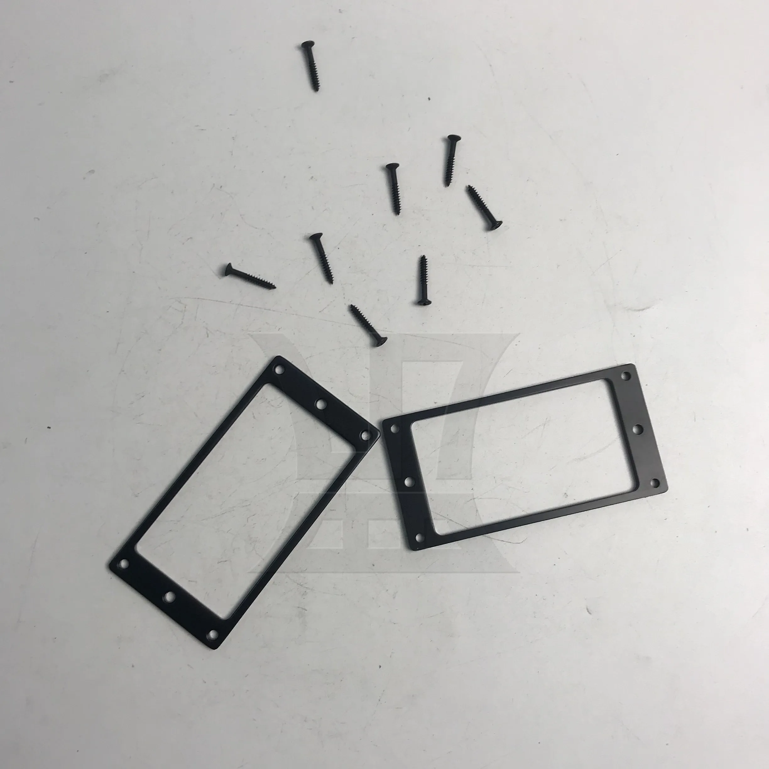 

Yibuy Black PAIR Flat FRAME FOR 91x 45 x 2mm GUITAR PICKUP