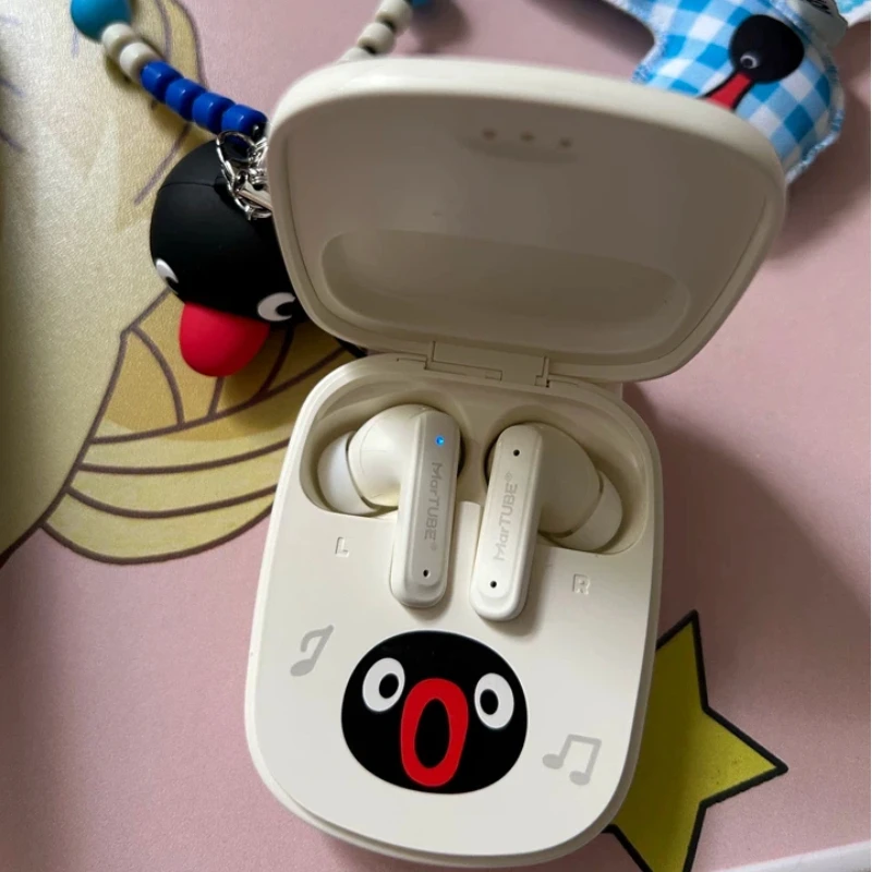 Martube Pingu Wireless Bluetooth Earbuds Touch Screen In Ear Noise Cancelling High Quality Sound Multiple Sound Effects Lyrics