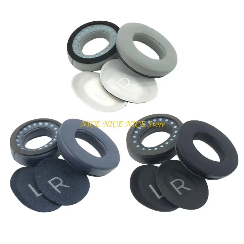 

E0BB Soft Sponge Earpads for QC45 Headphone Lightweight Cooling Gel Ear Cushion Replacement