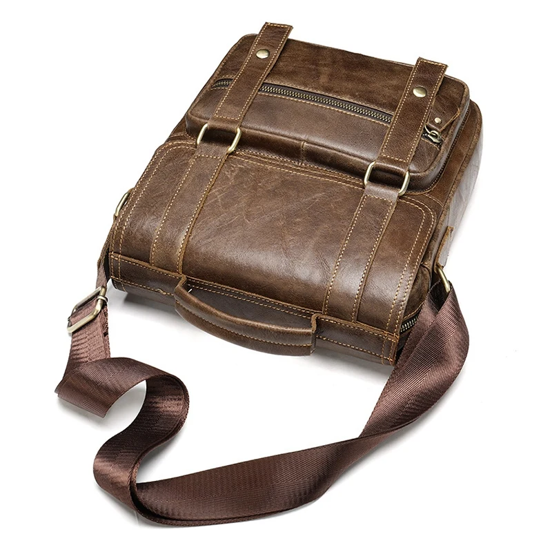 Leder Herren Umhängetaschen für Männer Ledertasche kleine Herren Umhängetasche männliche Klappe Umhängetaschen Vintage Männer