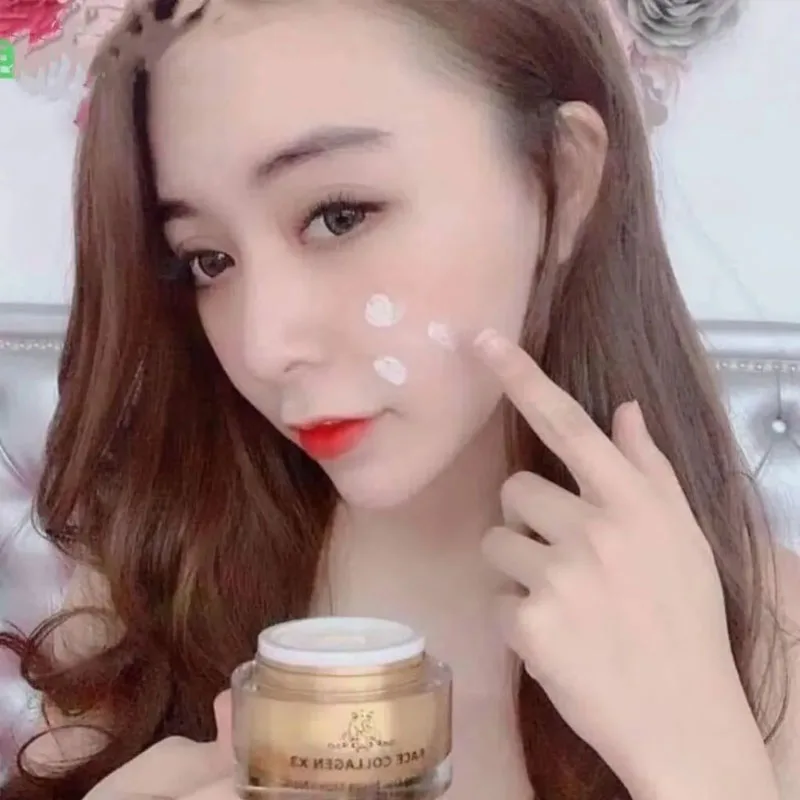 Kem collagen x3 ngừa mụn, trắng da, phục hồi da hư tổn Reduces Spots, White, Smooth Skin Firm Moisturizing And Anti-aging 20g