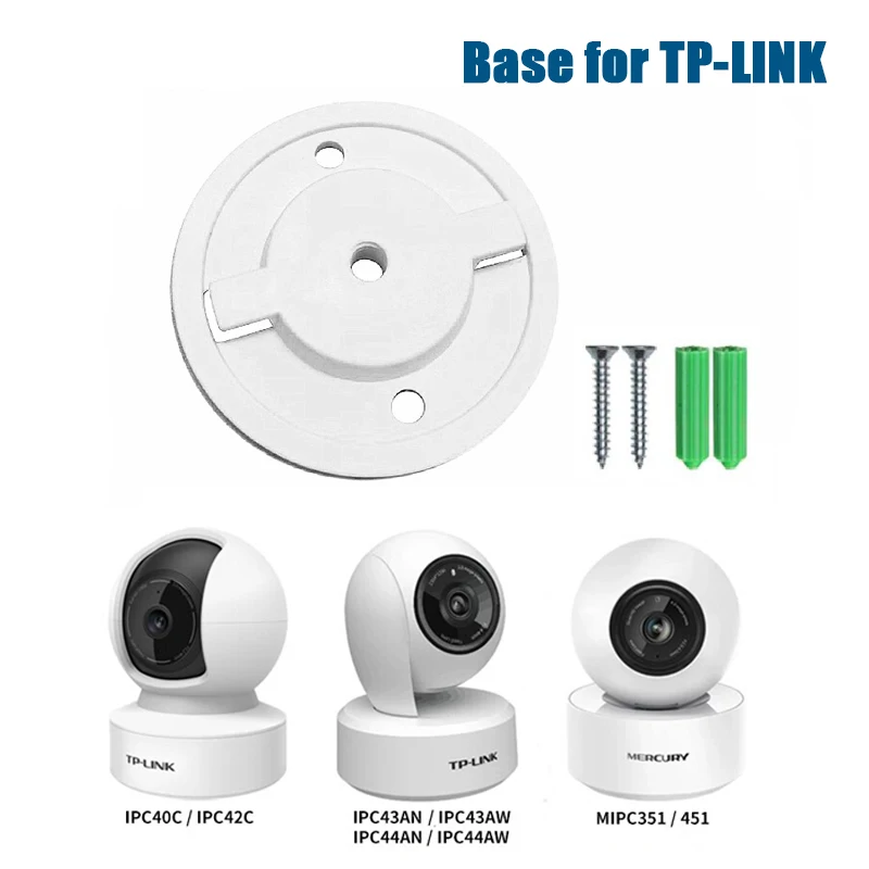 Camera Wall Mounting Base Security Camera Hanging Stand for TP-LINK IPC40C/IPC42C MIPC351/451 IPC43AN/IPC43AW IPC44AN/IPC44AW