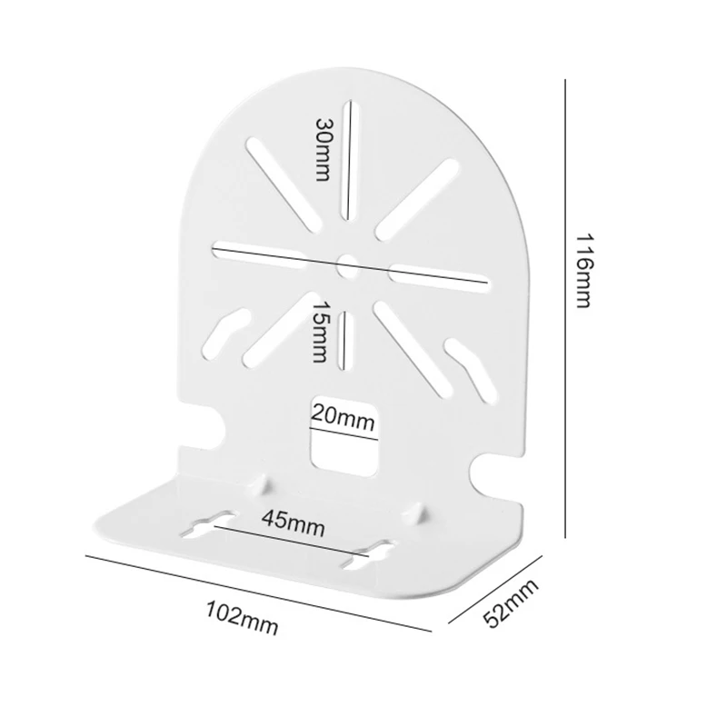 Rechtwinklig Haushalt Decke Hängen Halbkugel Kamera Halter Wand Halterung Intelligente Überwachung Basis Halterung Mit Schrauben