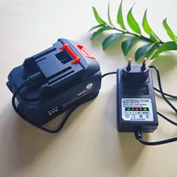 21V 4000mAh Lithium-Ion Rechargeable Power Tool Replacement Battery for Home Improvement Tools