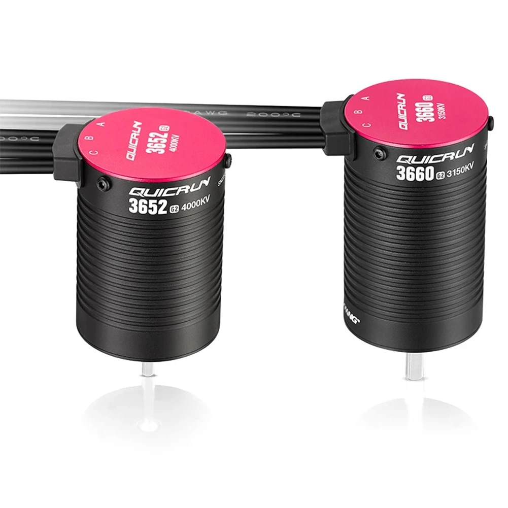 

Бесколлекторные моторы HOBBYWING QuicRun 3652SL 3250KV/4000KV/5400KV и 3660SL 3150KV/3700KV G2 (безсенсорные) 2-3S для радиоуправляемых моделей автомобилей и багги масштаба 1/10 и 1/8