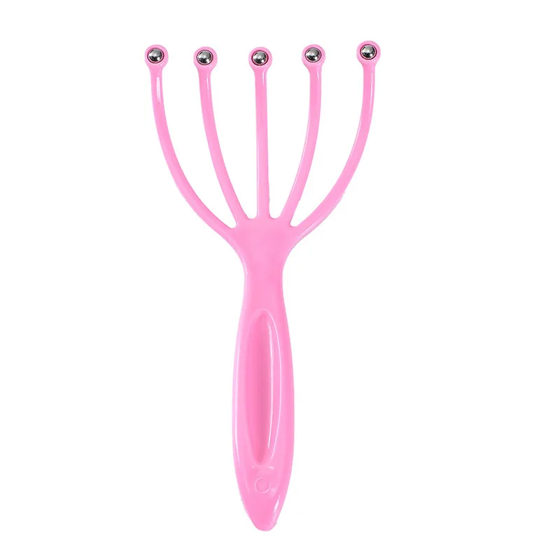 

Roller Five Claw Head Massager Manual Meridian Comb Scalp Shampoo Brush Handheld Tool for Scalp Relaxation and Hair Care