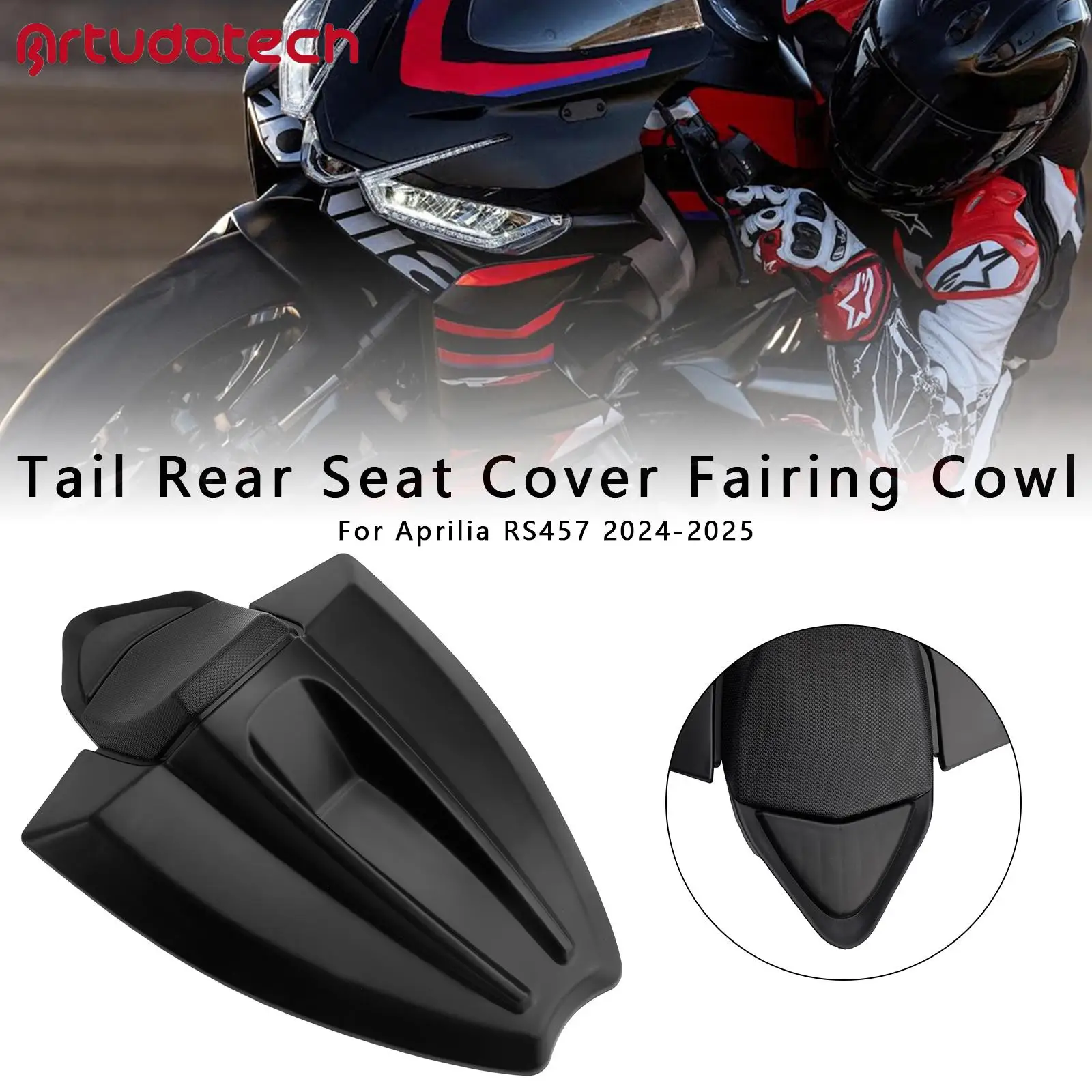 

Tail Rear Seat Cover Fairing Cowl for Aprilia RS 457 2024-2025 Matt Black