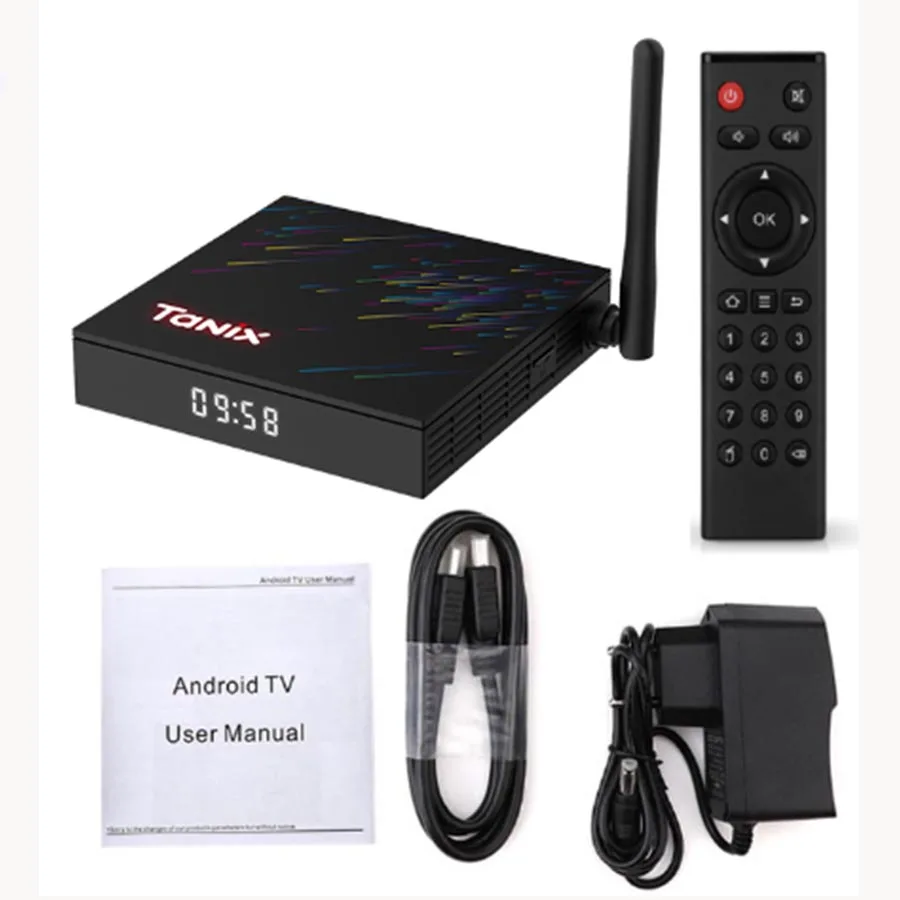 TANIX TX68 tvbox Android 12 TV BOX Allwinner H618 4GB 32GB Wifi6 2.4G 5.8G Dual Wifi Smart Set Top Box AV1 BT5.0 6K Media Player