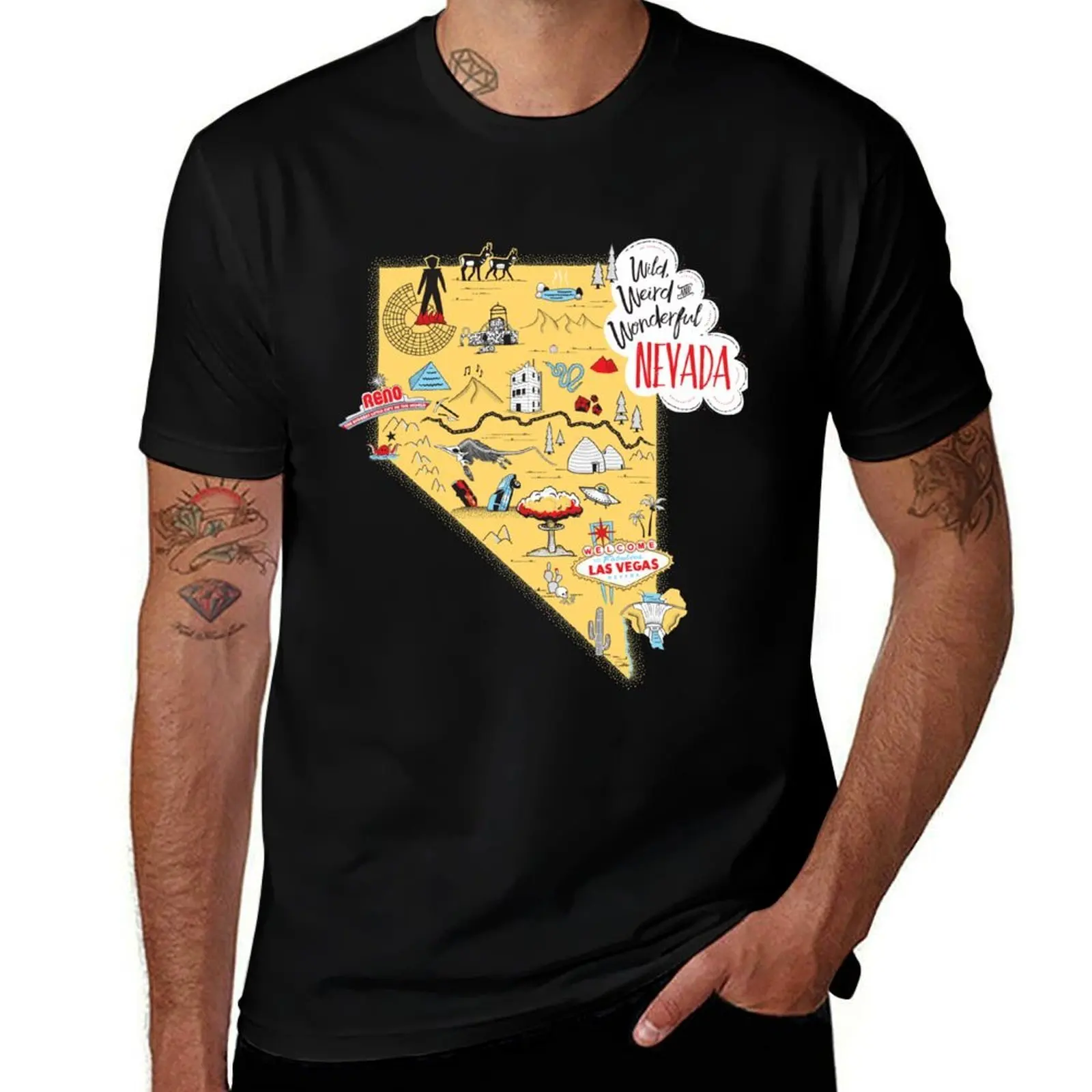 Weird Nevada T-Shirt Plus Size Outdoor Casual Top T-Shirt
