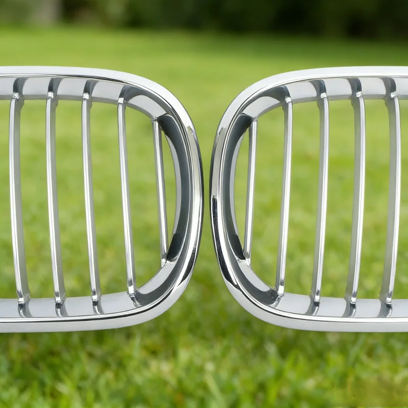 Hot Selling Chrome Radiator Grille Mesh OEM 51132158542 51132158543 Aftermarket Replacement Accessories for BMW E46 3 Series 4-D