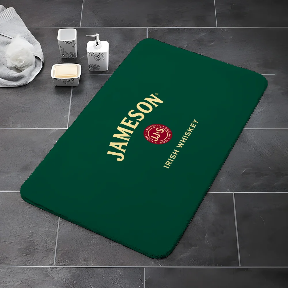 J-Jameson Foot Mat Doormat Exterior House Entrance Mat Anime Rug Cute Room Decor Kitchen Carpet for Bedroom Bathroom Floor Mats