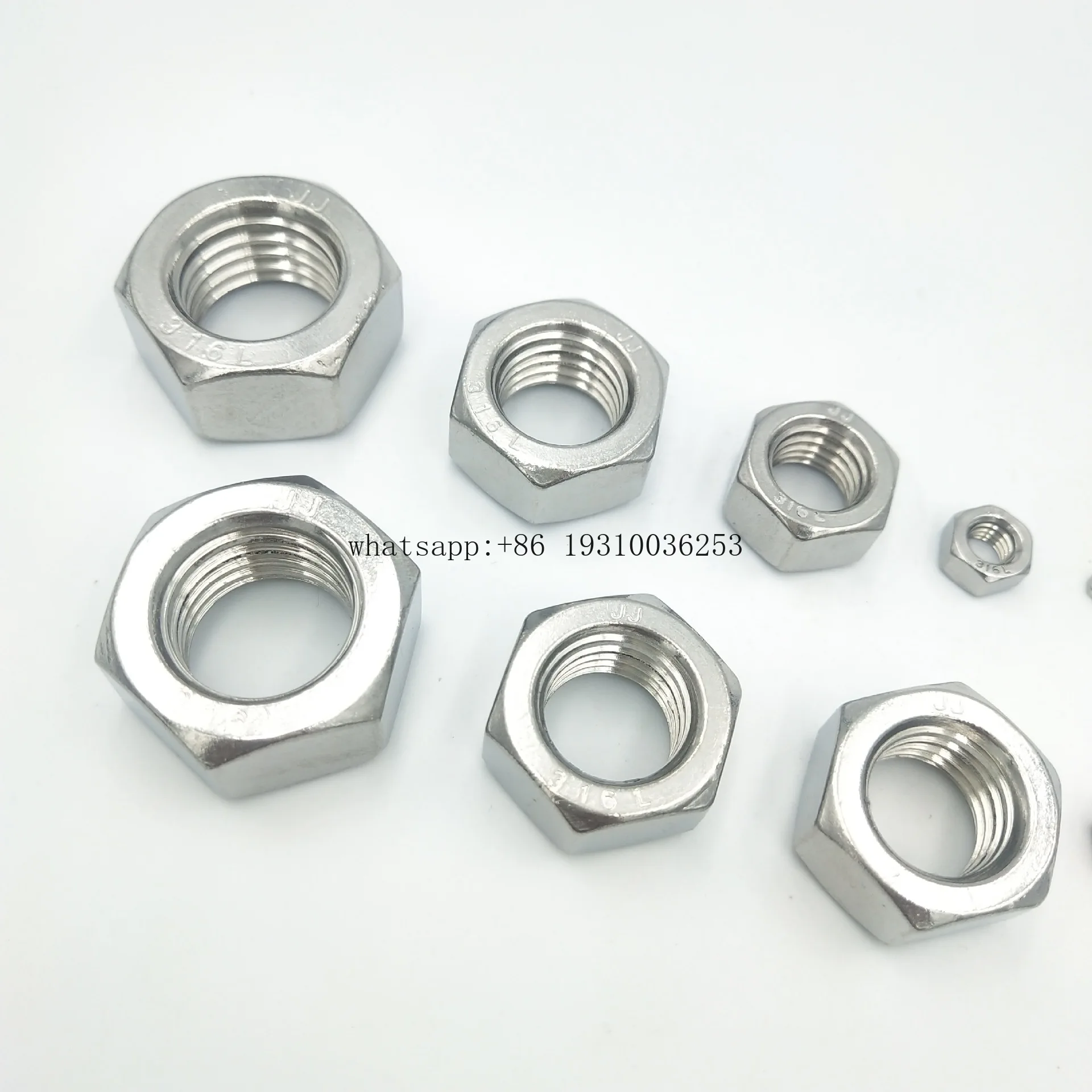 

High-Strength Hexagonal Nuts Industrial Use Nuts Stainless Steel Hex Nuts