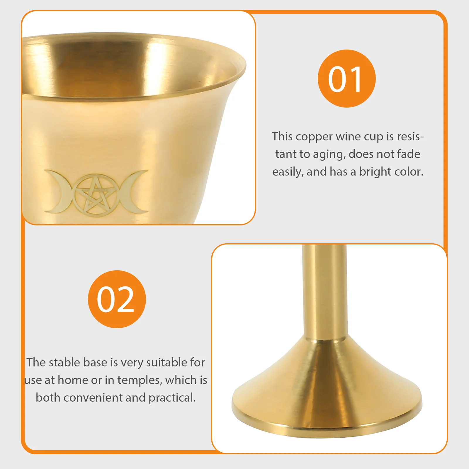 

cup decorative buddhism cup multi-function offering cup copper cup delicate tabletop buddhism cup copper offering cup