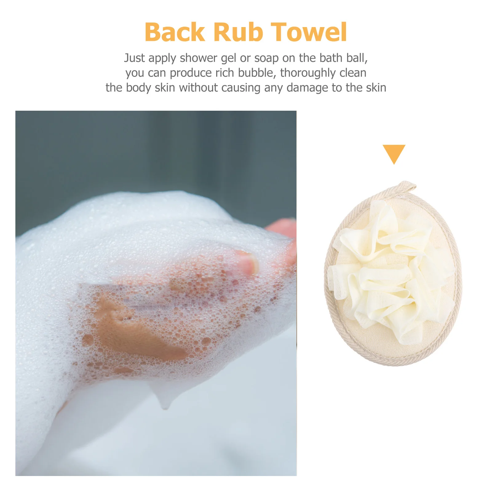 

4 Pcs Ball Shower Bath Shower Ball Sponge Loofahs Soft PE Mesh Material Body Exfoliating Child Scrubber Bubble Maker